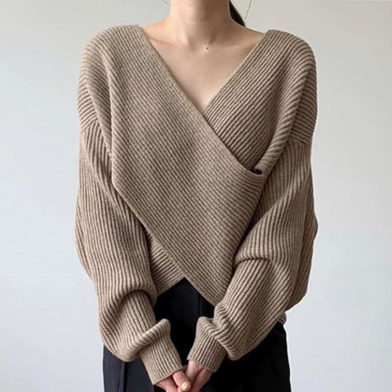 Van Rossem Mode® | Elegante kruisgebreide trui
