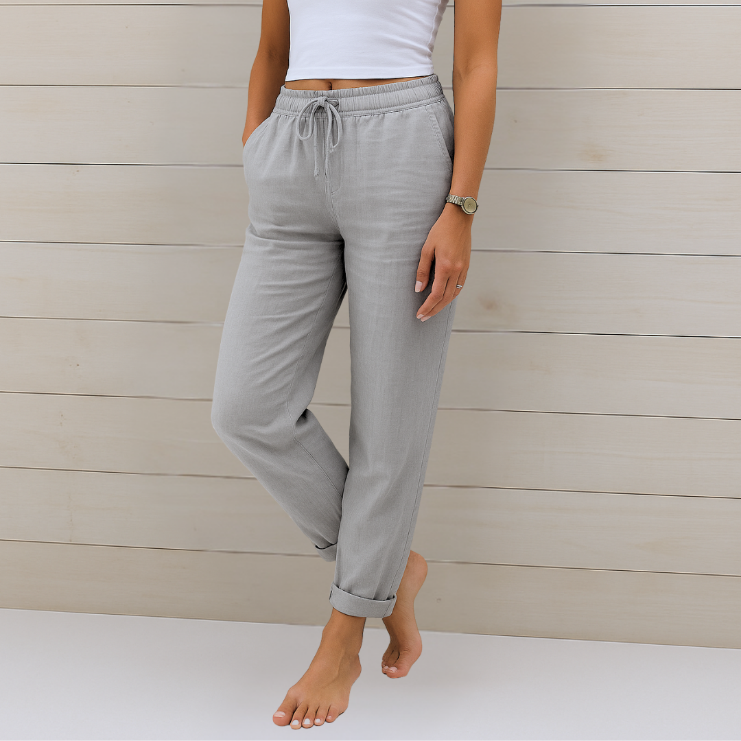 Van Rossem Mode® | comfortabele ademende linnen stretchbroek