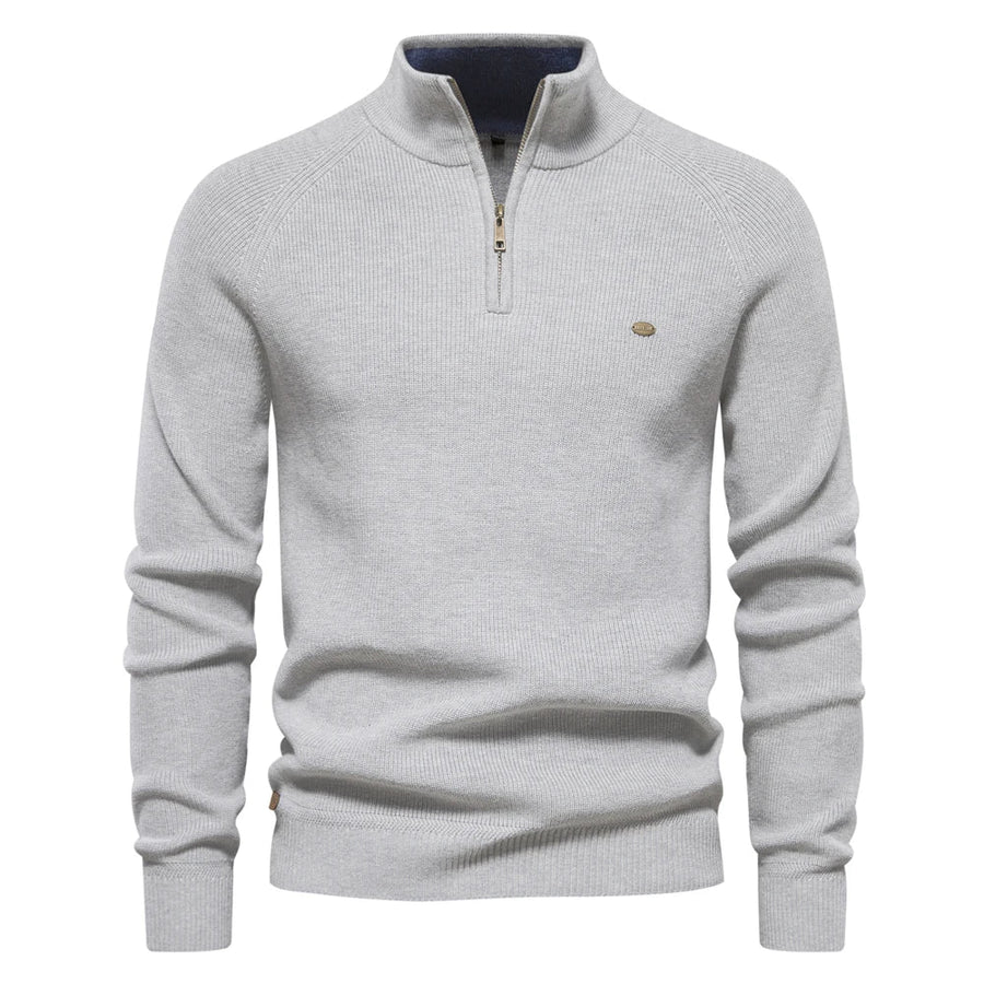 Van Elst Mode® | Gebreide Zip-Up Trui