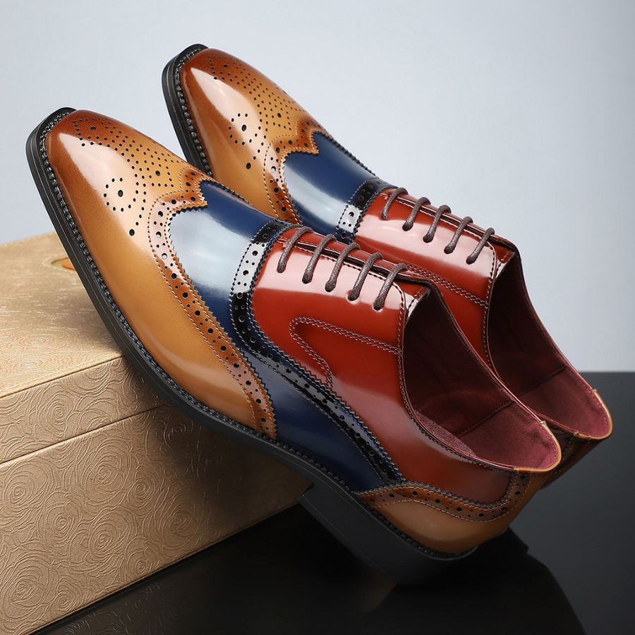 Van Elst Mode® | Wingtip Oxfords met Tijdloze Elegantie en Dagelijks Comfort voor Formele en Casual Looks