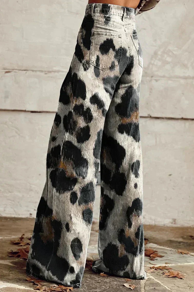Van Rossem Mode®| Boho Vintage Broek met Chic Print