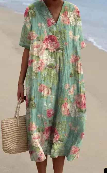 Van Rossem Mode® | Zomerse bloemenprint jurk
