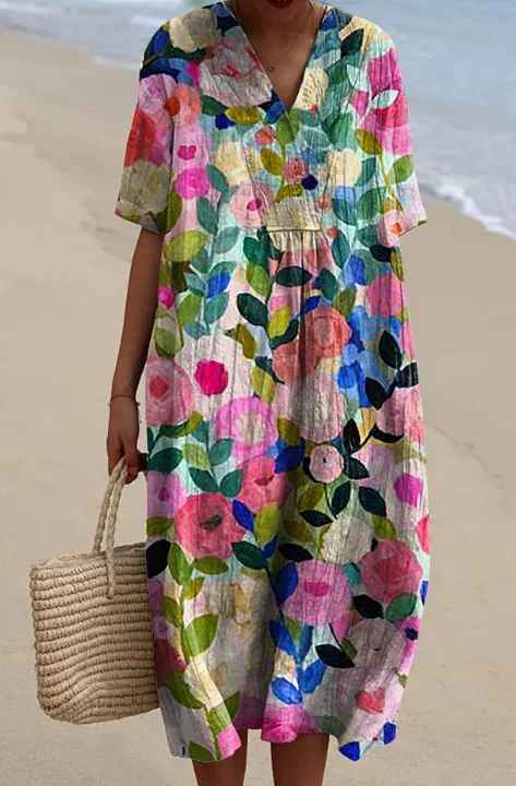 Van Rossem Mode® | Zomerse bloemenprint jurk