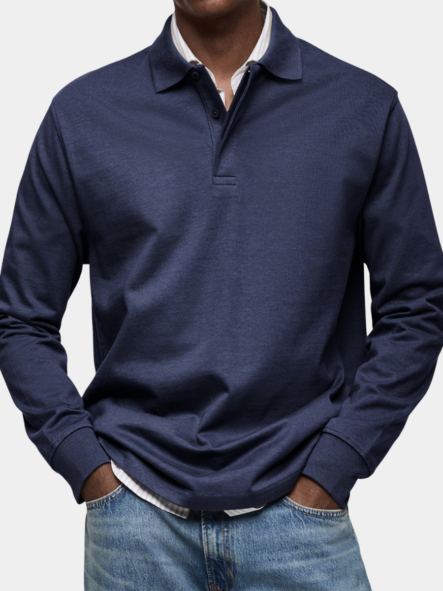 Bellario - Luxe Poloshirt met Lange Mouwen
