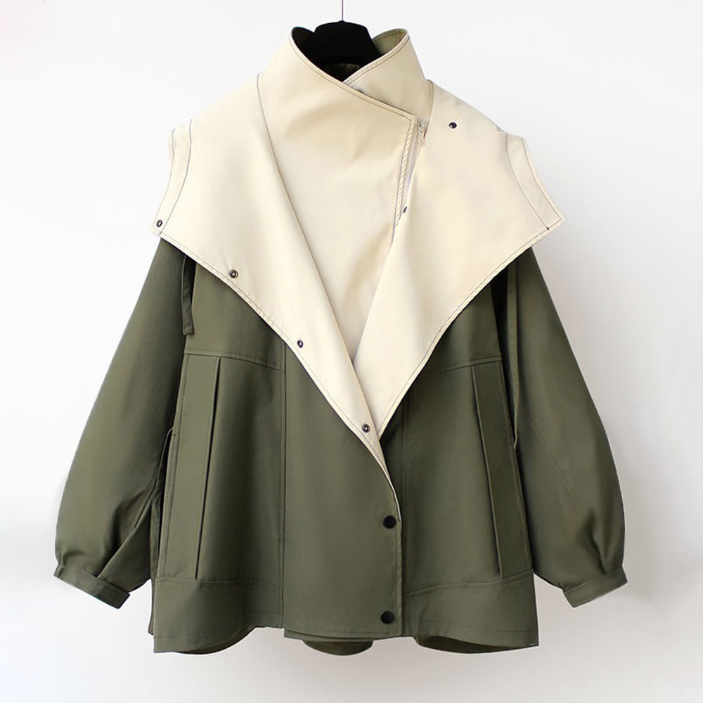 Van Rossem Mode® | Moderne Tweekleurige Trenchcoat