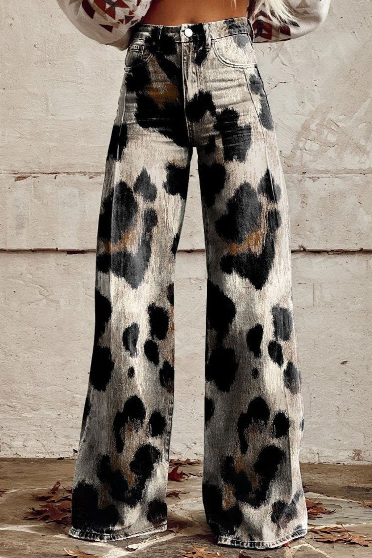 Van Rossem Mode®| Boho Vintage Broek met Chic Print