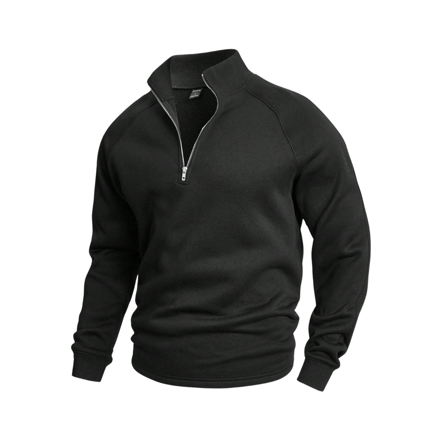 Van Elst Mode® | Zip-up met halve rits