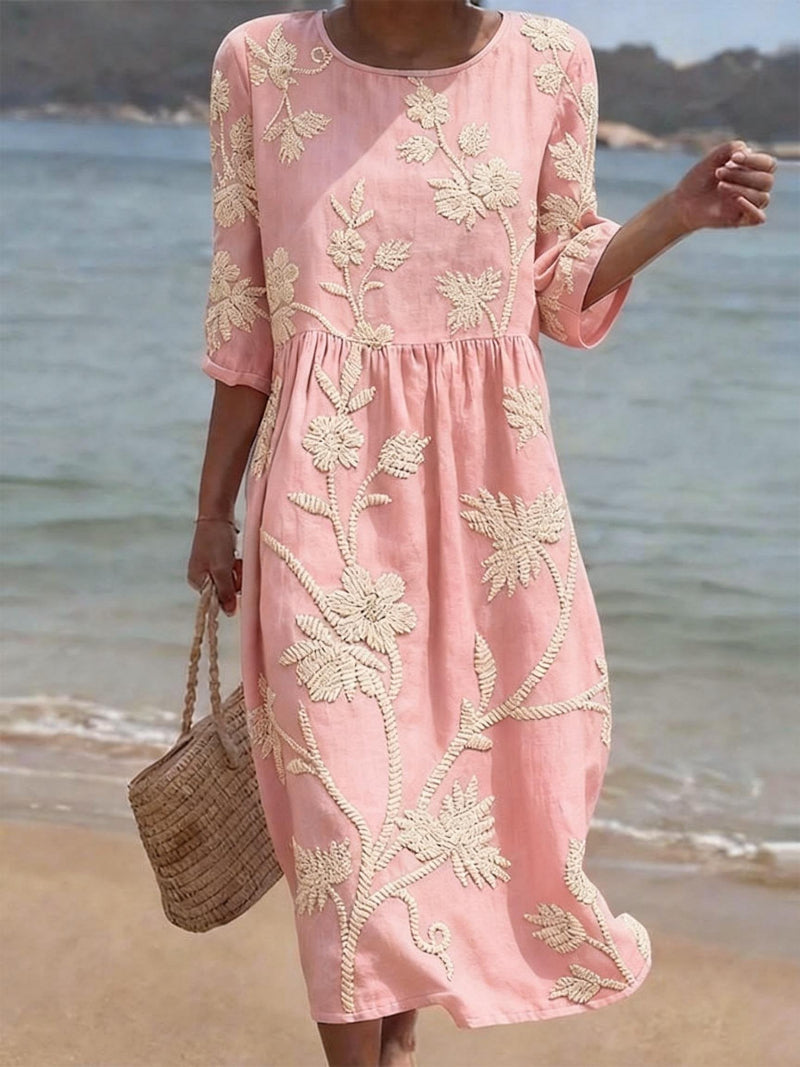 Van Rossem Mode® | Comfortabele zomer jurk met bloemenprint
