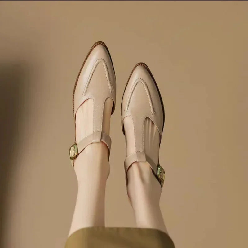 Van Rossem Mode®| Klassieke Buckle Leren Schoenen