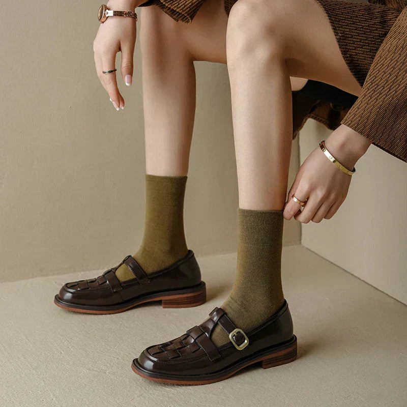 Van Rossem Mode®| Vintage-Stijl Retro Ballerina's