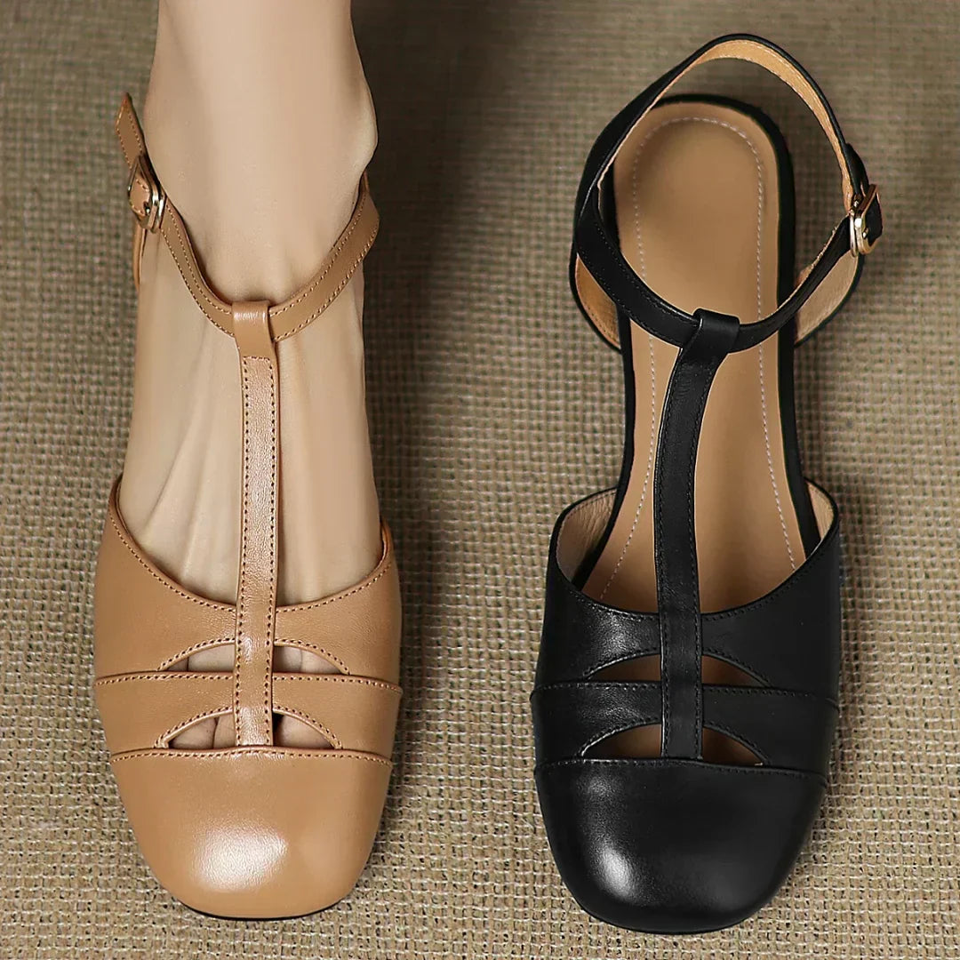 Van Rossem Mode®| Vlechtleren Ballerina's