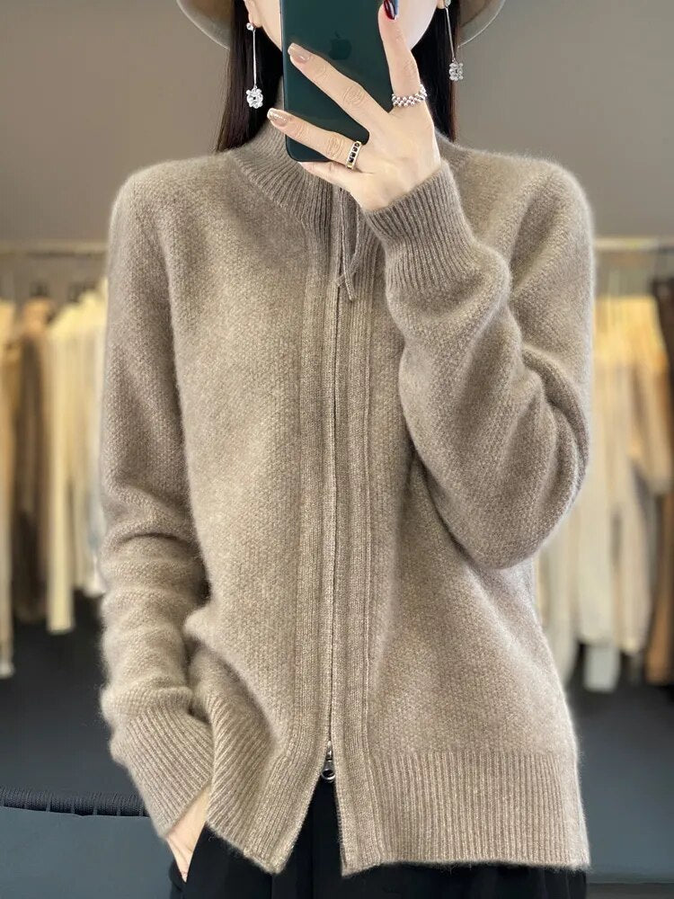 Van Rossem Mode® | Comfortabele Zip-Up Cardigan