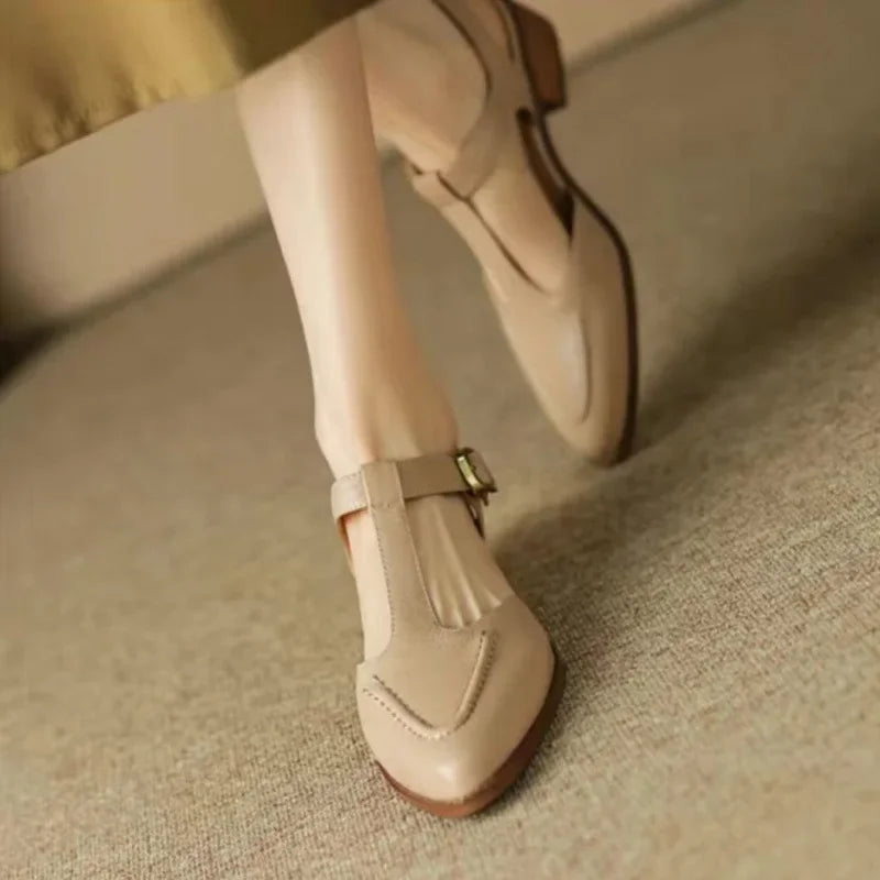 Van Rossem Mode®| Klassieke Buckle Leren Schoenen