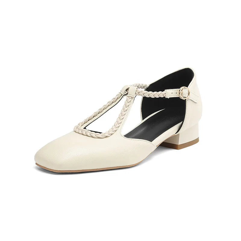 Van Rossem Mode®| Retro Lederen Ballerina's
