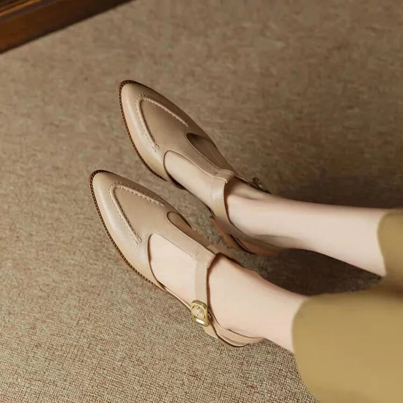 Van Rossem Mode®| Klassieke Buckle Leren Schoenen