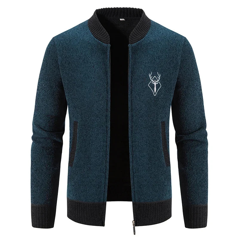 Pieter | Gebreid Heren Vest Met Herfstdetail