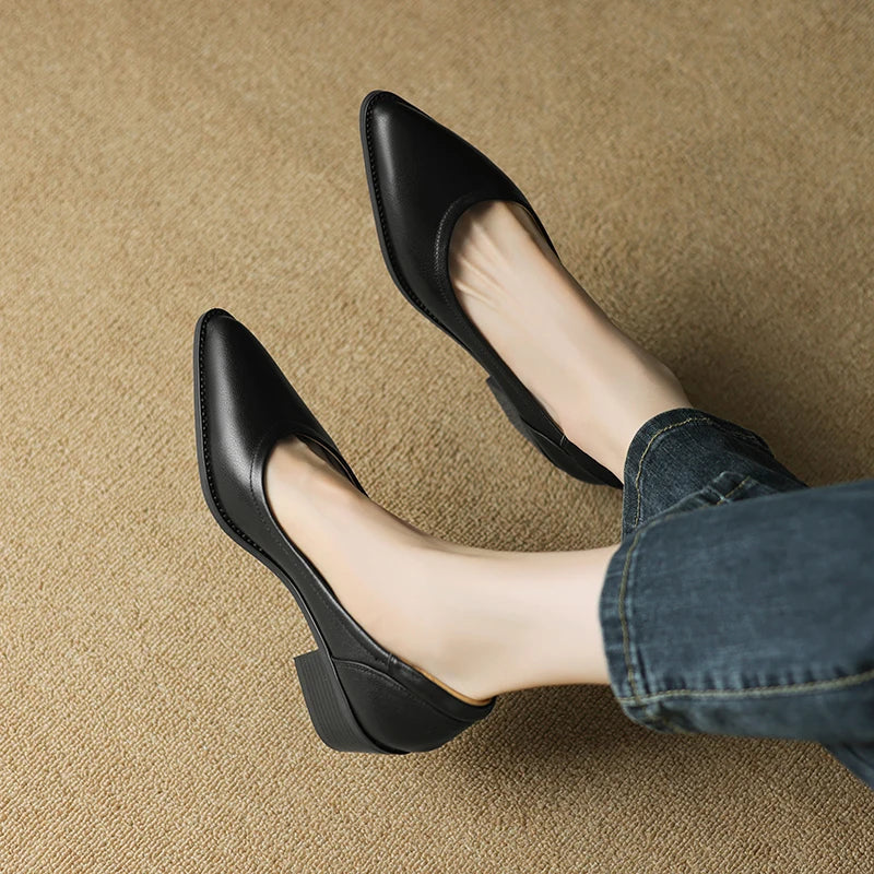 Van Rossem Mode®| Elegante Mid-Hak Schoenen