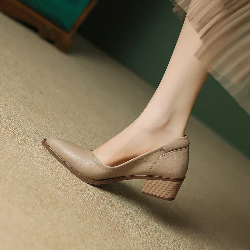Van Rossem Mode®| Elegante Mid-Hak Schoenen