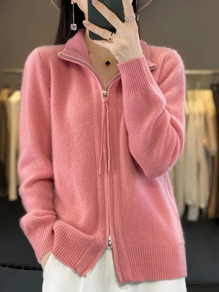 Van Rossem Mode® | Comfortabele Zip-Up Cardigan