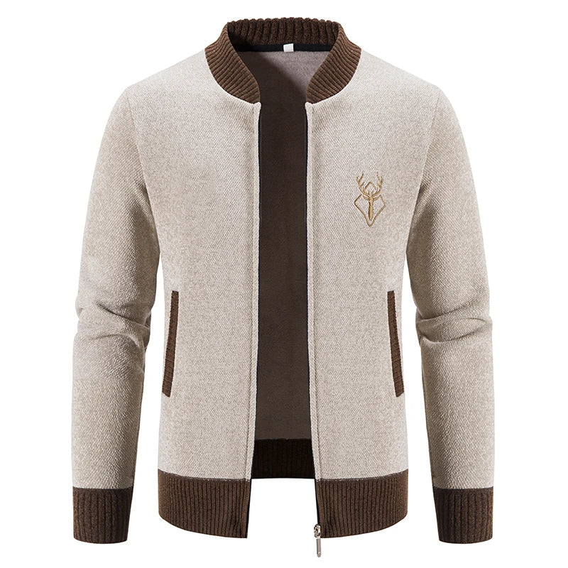 Pieter | Gebreid Heren Vest Met Herfstdetail