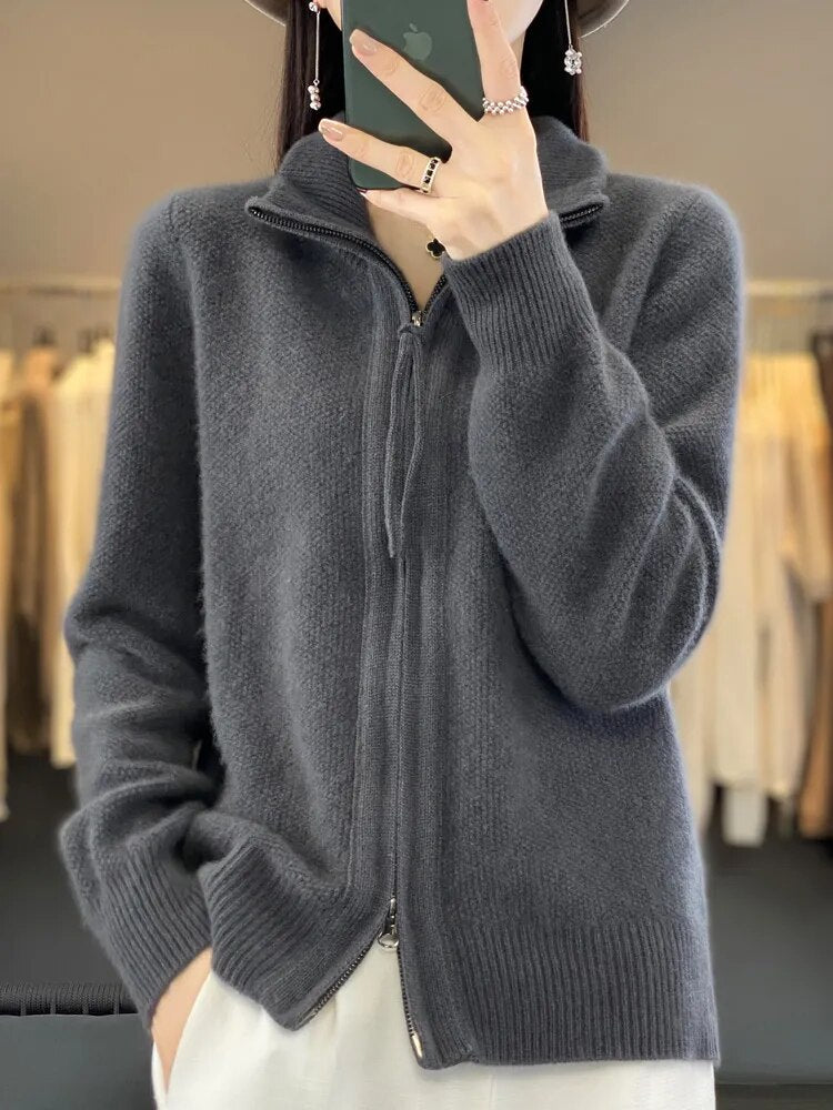 Van Rossem Mode® | Comfortabele Zip-Up Cardigan