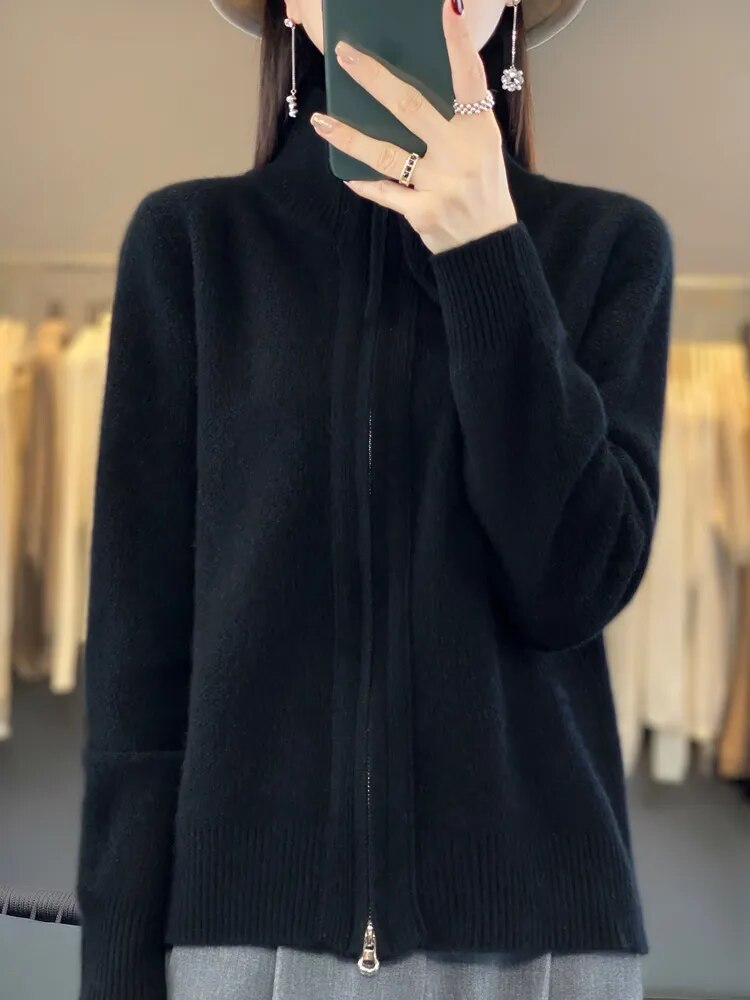 Van Rossem Mode® | Comfortabele Zip-Up Cardigan