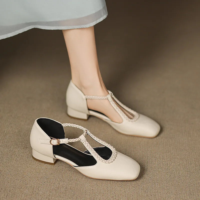 Van Rossem Mode®| Retro Lederen Ballerina's