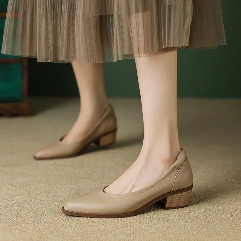 Van Rossem Mode®| Elegante Mid-Hak Schoenen