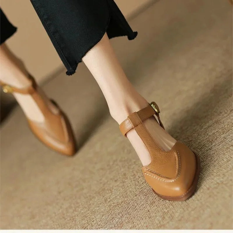 Van Rossem Mode®| Klassieke Buckle Leren Schoenen