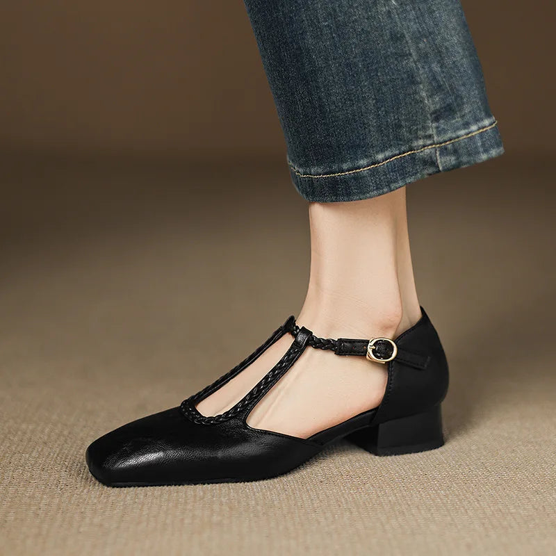 Van Rossem Mode®| Retro Lederen Ballerina's