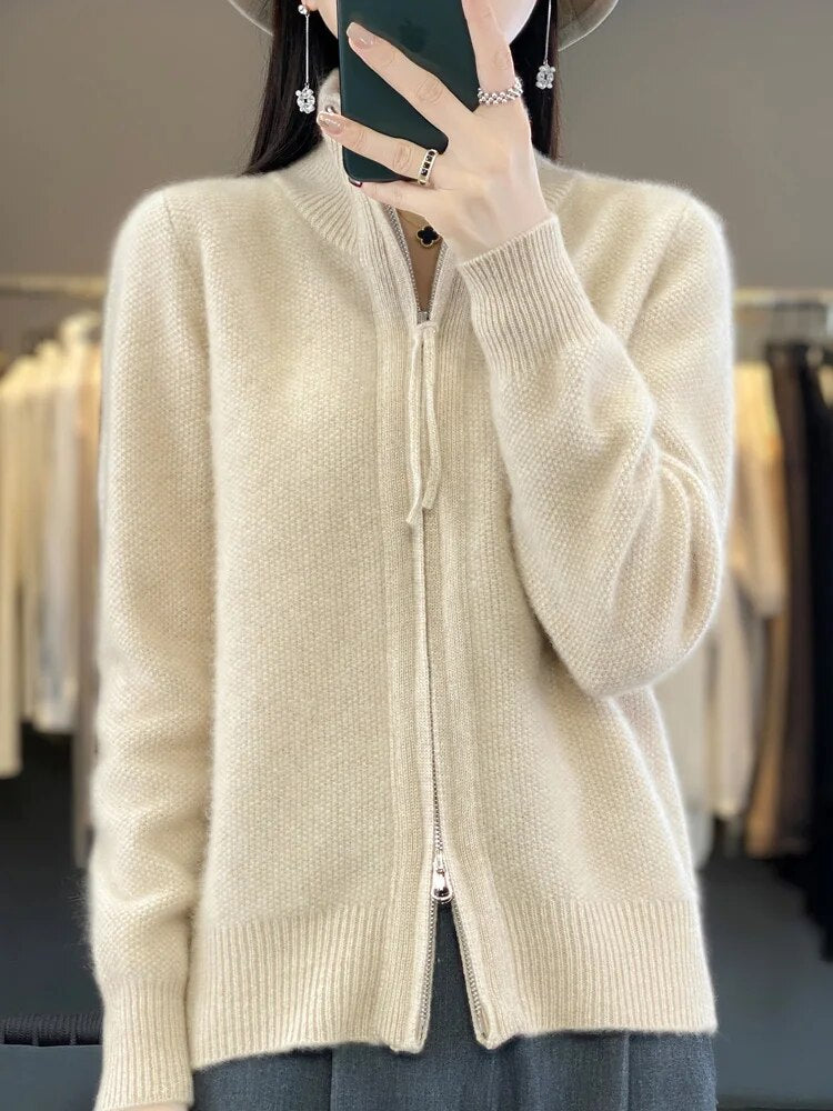 Van Rossem Mode® | Comfortabele Zip-Up Cardigan