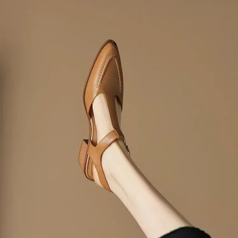 Van Rossem Mode®| Klassieke Buckle Leren Schoenen