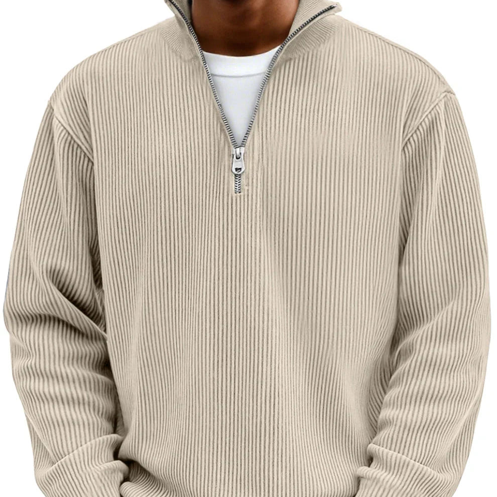 Jan | half zip trui met lange mouw