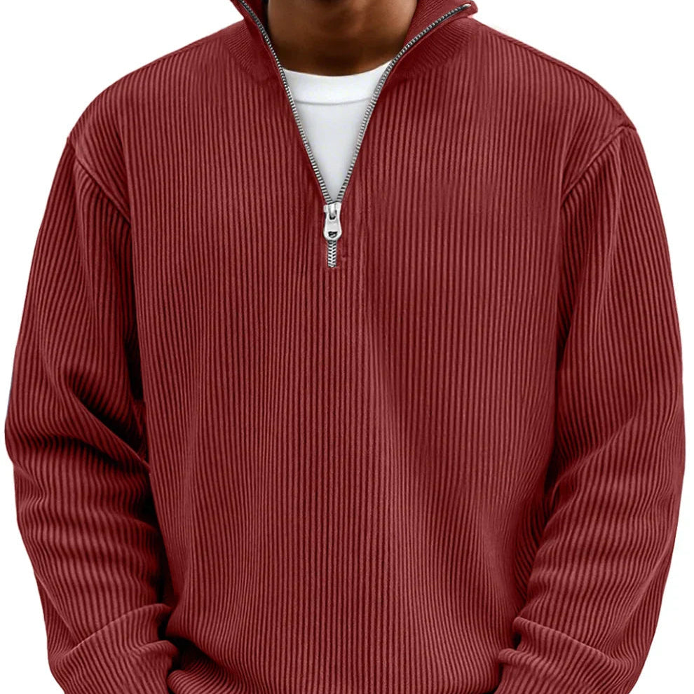 Jan | half zip trui met lange mouw