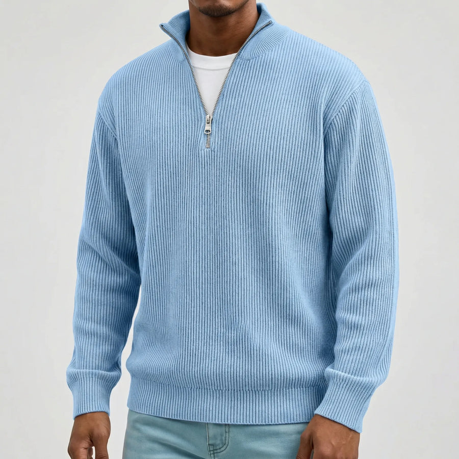 Jan | half zip trui met lange mouw