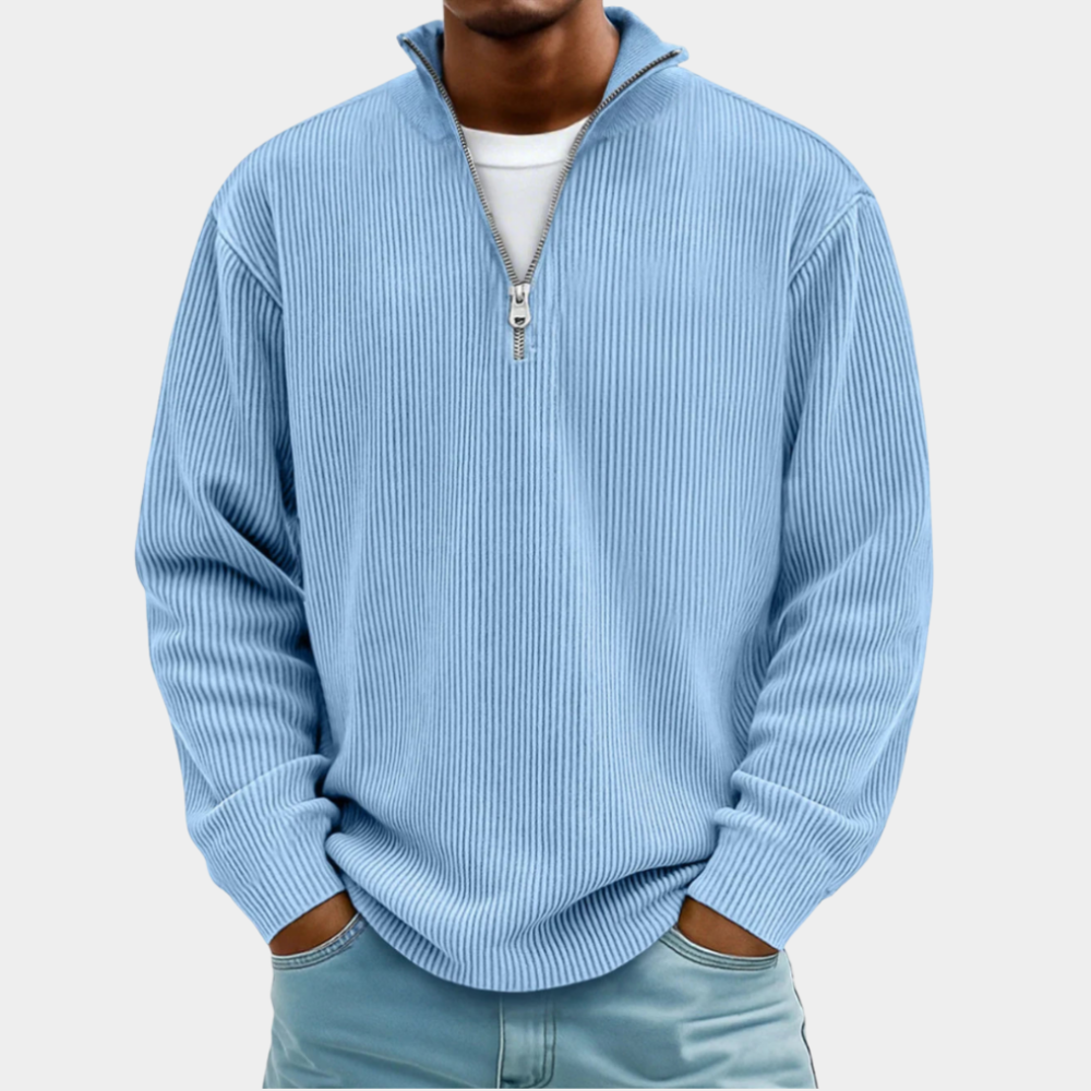Jan | half zip trui met lange mouw