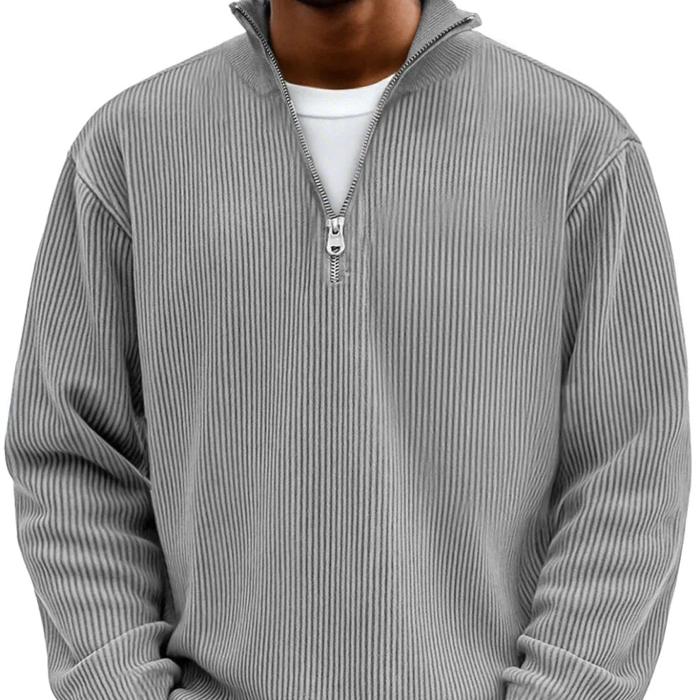 Jan | half zip trui met lange mouw