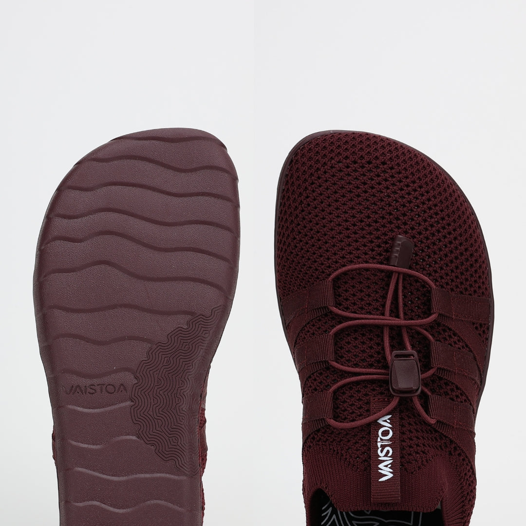 THIJS™ | GEBREIDE BLOTEVOETEN-SLIP-ON