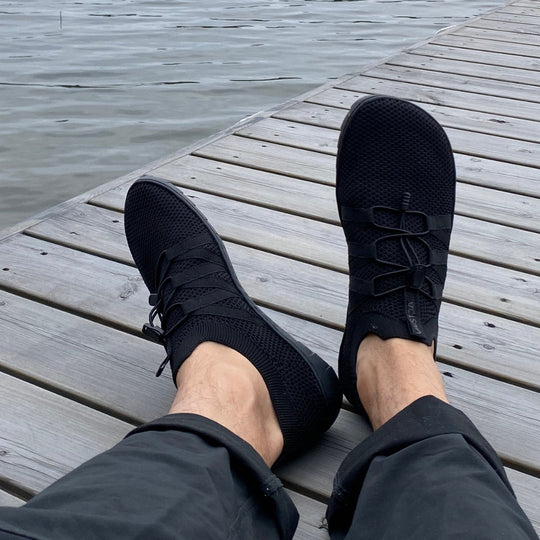 THIJS™ | GEBREIDE BLOTEVOETEN-SLIP-ON