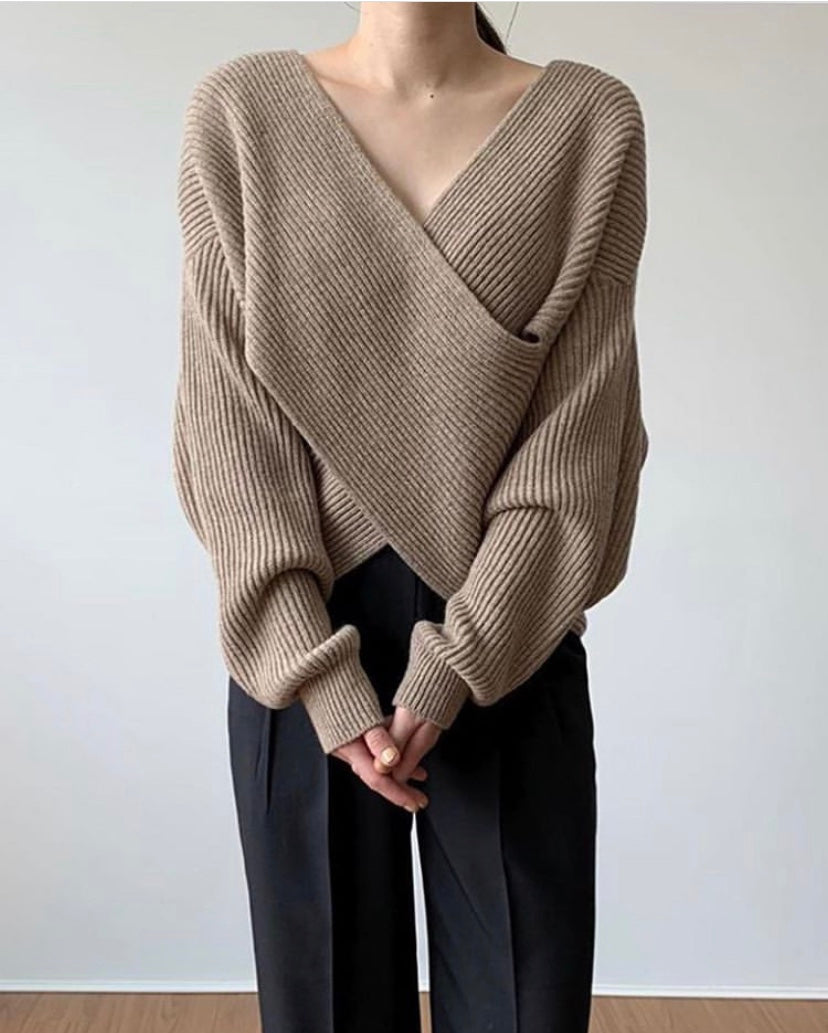 Van Rossem Mode® | Elegante kruisgebreide trui