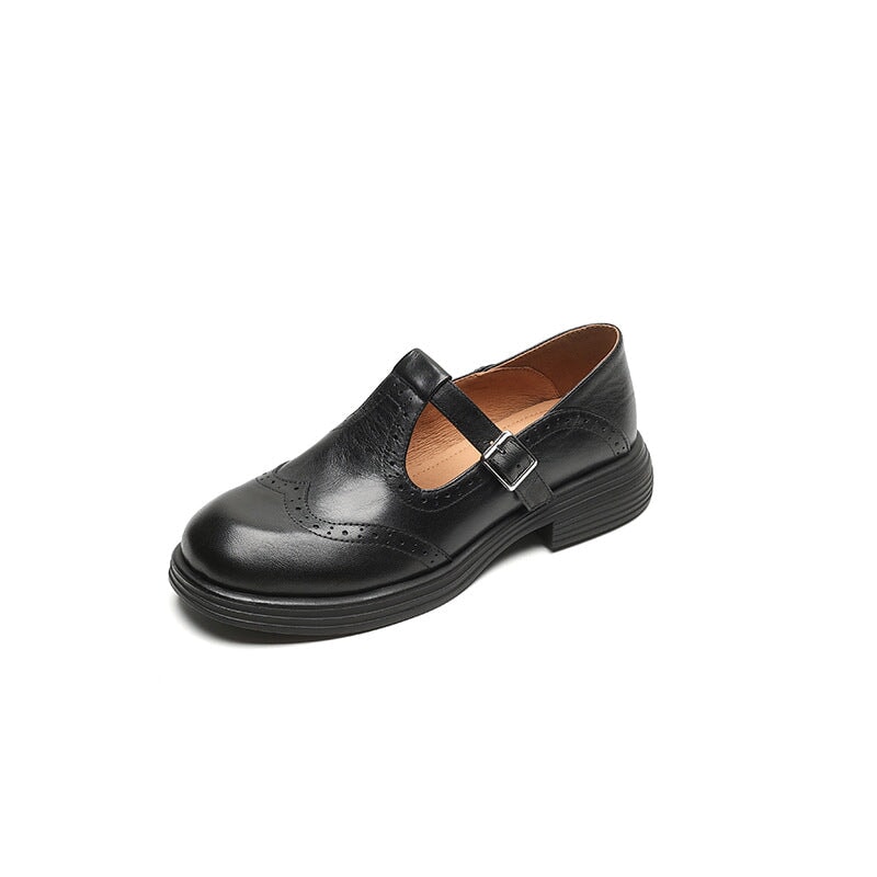 Van Rossem Mode®| Elegante Everyday Leren Mary Janes