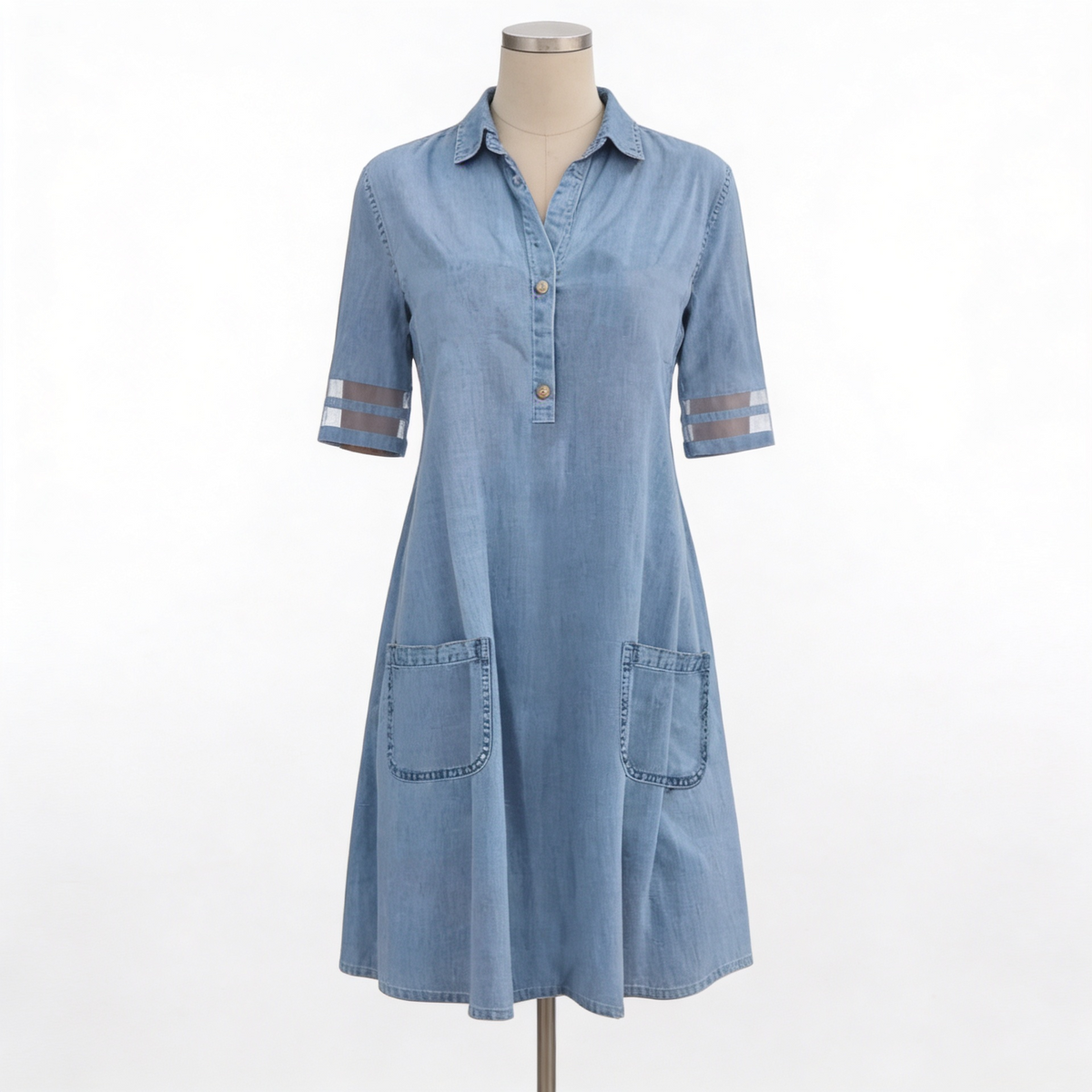 Van Rossem Mode | Elegante Denim Blousejurk