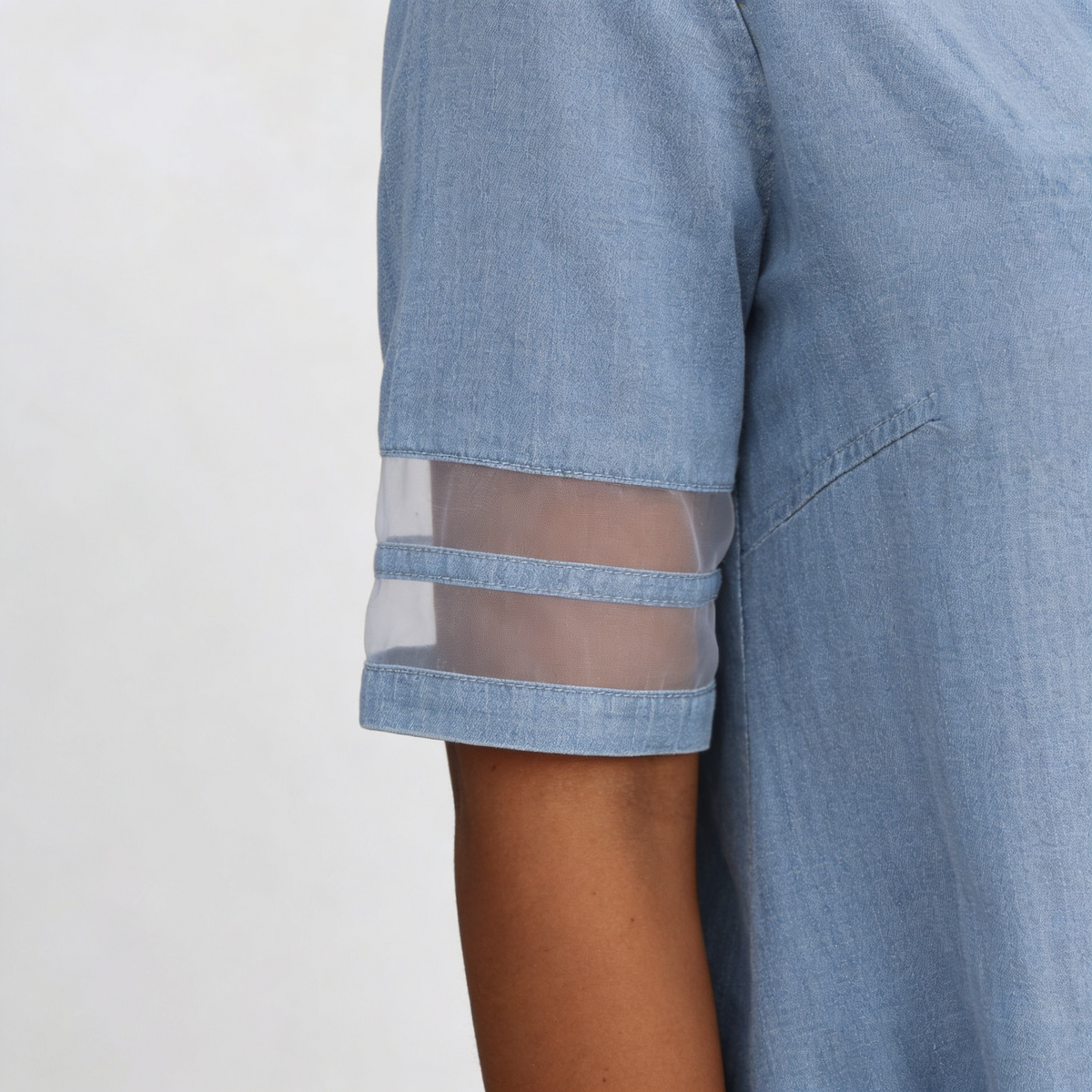 Van Rossem Mode | Elegante Denim Blousejurk