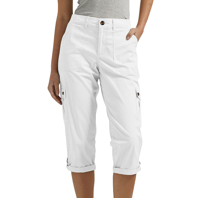 Van Rossem Mode®| Capri Broek met Meerdere Zakken